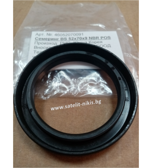 Oil seal BS 52x70x9 NBR POS/Korea,  for front wheel hub of KIA BESTA  OEM OS113-33-067