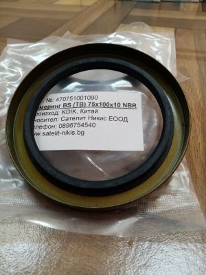 Oil seal  BS (TB) 75x100x10 NBR KDIK/China 