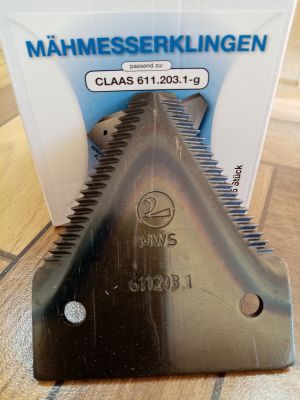 Нож за косачка  80-4-0031-g  (83x76.2x2.7) MWS/Germany,CLAAS 611.203.1