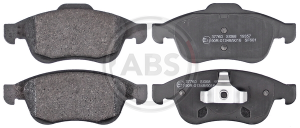 A.B.S.  37760 Brake Pad Set, disc brake for front axle of Dacia,Renault,410600379R, 4106000Q1B