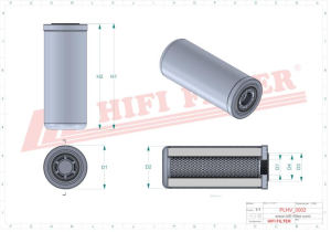 Hydraulic filter SH 66378 HIFI FILTER for BELARUS