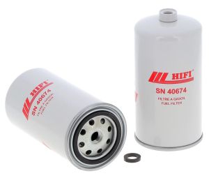 Fuel filter SN 40674 HIFI FILTER for CASE,CLAAS,MAC CORMICK,NEW HOLLAND,STEYR