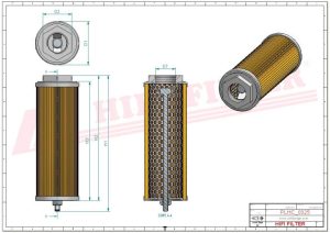 Hydraulic filter SH 77247 HIFI FILTER for KUBOTA,MERLO,YANMAR