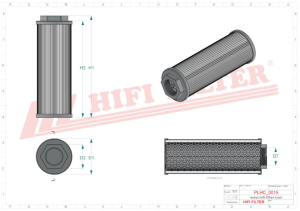 Hydraulic filter SH 77596 HIFI FILTER for KUBOTA