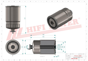 Fuel filter SN 70106 HIFI FILTER for AUDI,BUCHER MUNICIPAL,NEW HOLLAND,VOLKSWAGEN,VOLVO