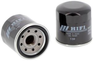 Маслен филтър  T 59 HIFI FILTER за ACCESS MOTOR,HONDA MOTO,KAWASAKI MOTO,YAMAHA MARINE,YAMAHA MOTO