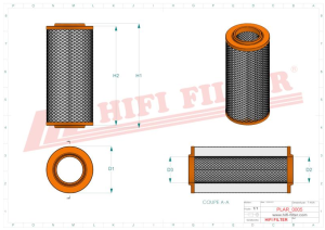 Въздушен филтър  SA 12035 HIFI FILTER за BMW MOTO,COMPAIR-HOLMAN,KAESER