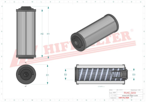 Хидравличен филтър SH 63301 HIFI FILTER за AEBI,ARCTIC CAT,CATERPILLAR, CLAAS,JCB,MANITOU,SAELEN