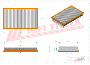 Air filter  SA 4056 HIFI FILTER for CITROEN,PEUGEOT,SUZUKI