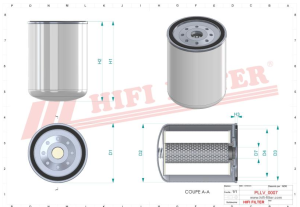 Fuel filter SO 3477 HIFI FILTER for ATLAS COPCO,IRIBUS,IVECO,RENAULT VI,SISU