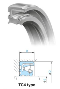 Oil seal TC4 (131) 20*35*7 Viton SOG/TW