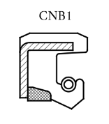 Oil seal  SCJY (CNB1) 35x50x8.5 NBR KDIK/China , for steering 