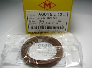 Oil seal UES-2 (A/CS) 38x50x7.4/8.1 L Silicone Musashi A6615, crankshaft of Honda  91212 PR3 003