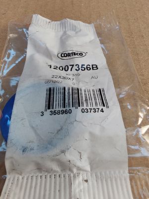 Hydraulic  seal KI 310 22x30x7 12007356B PU (polyurethane) CORTECO  , for steering of NEW HOLLAND 9958566,RENAULT 5003087025