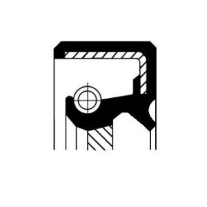 Oil seal LHTC 38x50x7 L ACM  19035250B CORTECO , for crankshaft of HONDA 91212PLC003