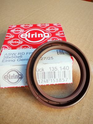 Oil seal  ASWRD (TGR)  38x50x6  FPM  135.140 ELRING , for camshaft, crankshaft of BMW 7790962,CITROEN 0807.24,DAIHATSU 9031138084,DS 0807.24,FIAT,LANCIA 9609874280,PEUGEOT 0807.24,TOYOTA 90311-38041
