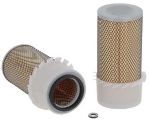 Air filter SA 14693 K HIFI FILTER for ATLAS COPCO,CATERPILAR,GREEN MECH,HANIX,HYUNDAI,KOMATSU,MANITOU,MITSUBISHI,VOLVO