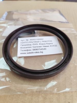 Семеринг D(HTC) 83x100x9 L FKM POS/Korea, за колянов вал (задна страна) на  KIA,MAZDA  K201-11-312,1411CAKAE0