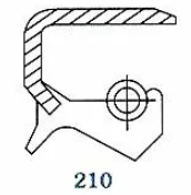 Oil seal TB (BS)  45x62x10 NBR SOG/TW