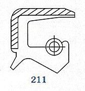 Семеринг TM (BS)  48x60x8  NBR SOG/TW