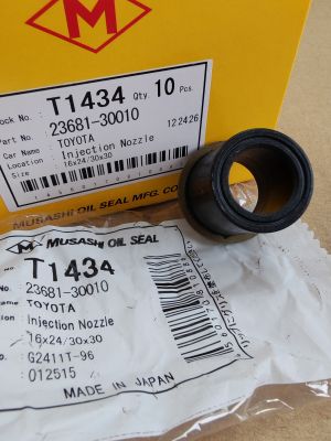 Seal, injection nozzle  SS 16x24/30x30 NBR NBR Musashi/Japan , for  TOYOTA  23681-30010,T1434   
