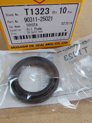 Семеринг UE (AS) 25.5x37.5x6 R Viton Musashi/Japan , за маслена помпа на TOYOTA  90311-25021, 90311-25019,T1323    
