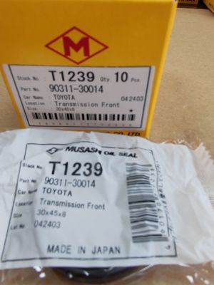 Семеринг UES-3 (TC) 30x45x8 R NBR Musashi/Japan , за скоростна кутия на LEXUS,TOYOTA 90311-30014, 90311-30010,T1239      