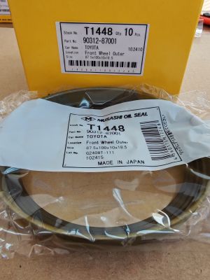 Oil seal  KES-59S 87.5x100x10/18.5 NBR Musashi/Japan , for transfer case of TOYOTA  90312-87001,T1448  