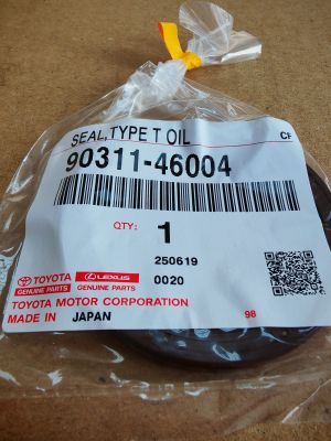Oil seal  TC (AS) 46x60x6.5 R FPM TOYOTA MOTOR CORPORATION/Japan , for camshaft of TOYOTA 90311-46004  