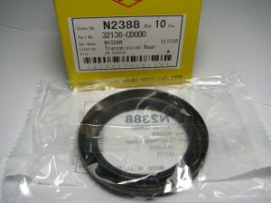 Oil seal TC (AS) 43.5x60x8 L NBR Musashi/Japan , for transmission (outer side) of Nissan  32136-CD000,N2388