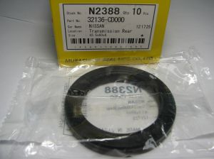Oil seal TC (AS) 43.5x60x8 L NBR Musashi/Japan , for transmission (outer side) of Nissan  32136-CD000,N2388