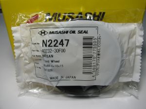Oil seal UES-9 (TC9) 46x69.6x10/14.8 NBR Musashi/Japan , for front wheel hub of Nissan 40232-30F00 ,N2247
