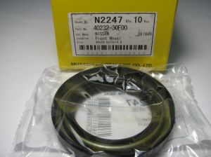 Oil seal UES-9 (TC9) 46x69.6x10/14.8 NBR Musashi/Japan , for front wheel hub of Nissan 40232-30F00 ,N2247