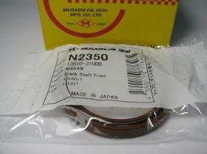 Oil seal TC (AS) 48x60x7 R Brown Silicone Musashi/Japan , for crankshaft of  Infiniti,Nissan,Renault  13510-31U00 , 1351031U10,N2350 