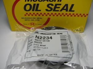 Oil seal UDS-59 48x62x11/20.5 NBR Musashi/Japan , for front wheel hub of Nissan  40232-G5100 ,N2234 