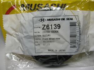 Семеринг UDS-9S 48x70x9/17 NBR Musashi/Japan , предна главина на Suzuki 09289-48004 ,Z6139   
