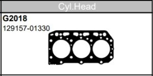 Cylinder head gasket 129157-01332 Matto/TW for engines YANMAR 3TNA84