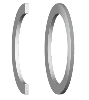 Back-up ring  F4 80x90x1.5 PTFE KVK/China ,KOMATSU 07001-02055