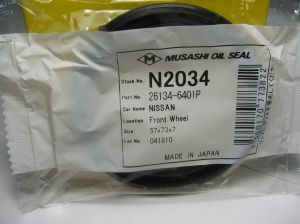 Семеринг SDS-S (OTC) 57x73x7 Musashi/Japan , предна главина на Nissan 26134-6401P ,N2034