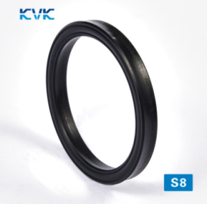 Hydraulic rod seal S8 18x26x6 NBR90/fabric NBR 250 bar KVK/China