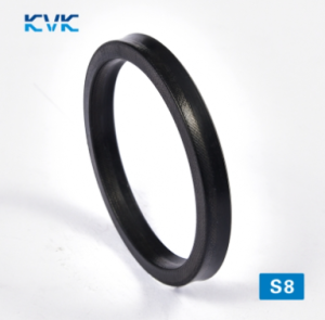 Hydraulic rod seal S8 32x40x6 NBR90/fabric NBR 250 bar KVK/China