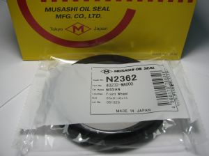 Oil seal UDS-59 65x81x8/13 NBR Musashi/Japan , for front wheel hub of Nissan  40232-MA000 ,N2362   