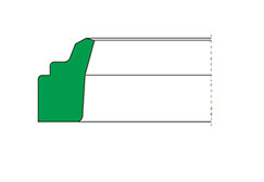 Wiper seal A1 20x28x4/7 PU93 KVK/China