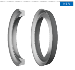 Хидравличен уплътнител за бутало и прът Y 16x28x6 NBR80 до 200 bar  KVK/China