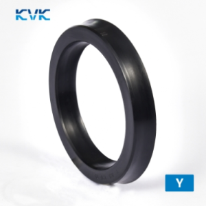 Hydraulic piston and rod seal Y 25x45x10 NBR80 up to 200 bar  KVK/China