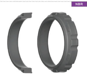 Пневматичен демпфер PP 16x22x4.5/5.5 PU90  до 16 bar KVK/China