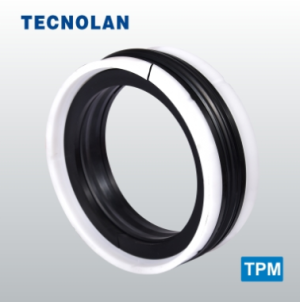 Hydraulic piston seal TPM 40x24x18.4 NBR+POM+TPE up to 300 bar KVK/China
