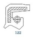 СЕМЕРИНГ TCV (BABSL)  140x170x15/16  NBR SOG/TW , за ниски температури до - 40C