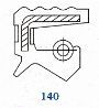 Семеринг ASW (TG) 45x60x8L Viton SOG/TW