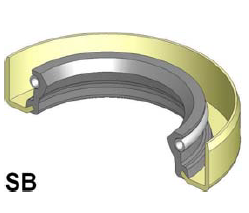 СЕМЕРИНГ B (SB) 50x68x14 NBR SOG/TW